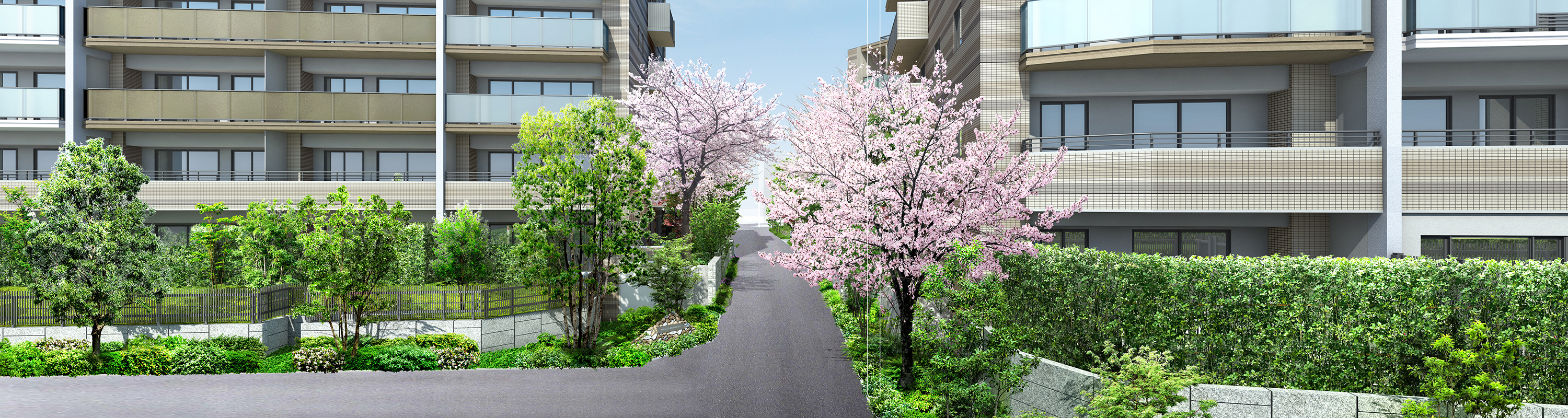 「桜プロムナード」完成予想図
